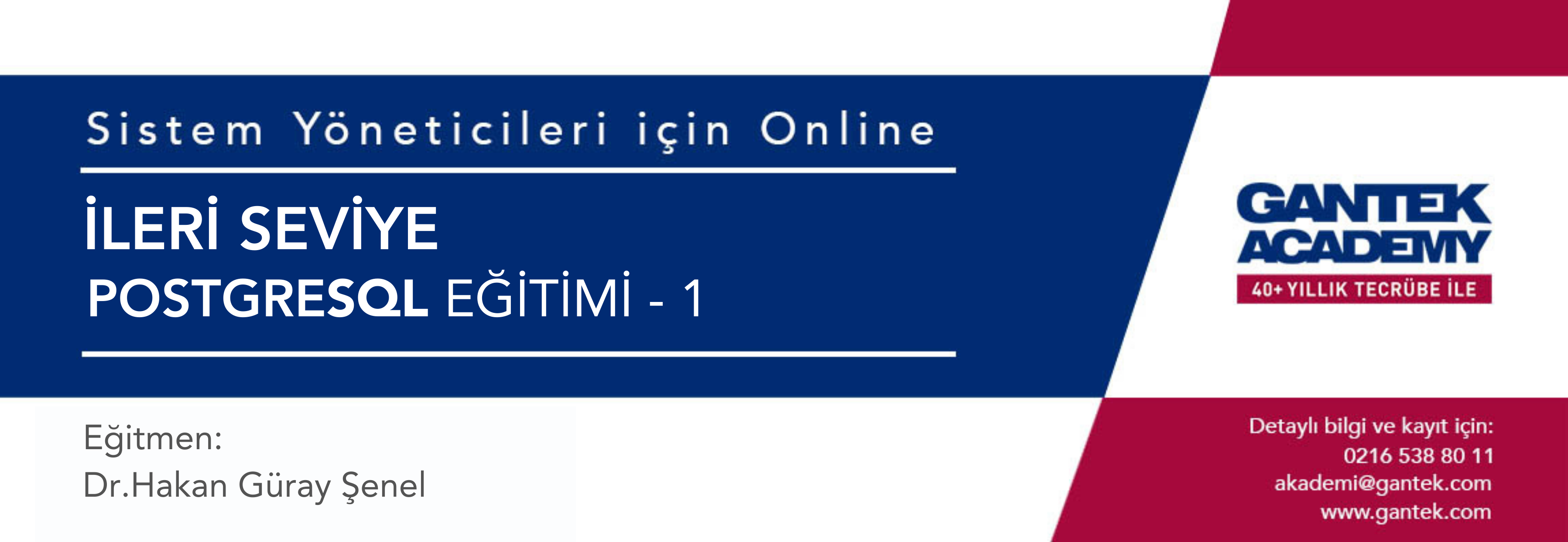 İLERİ SEVİYE POSTGRESQL EĞİTİMİ – 1